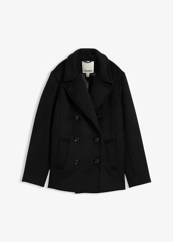 Peacoat van wolmix, bonprix