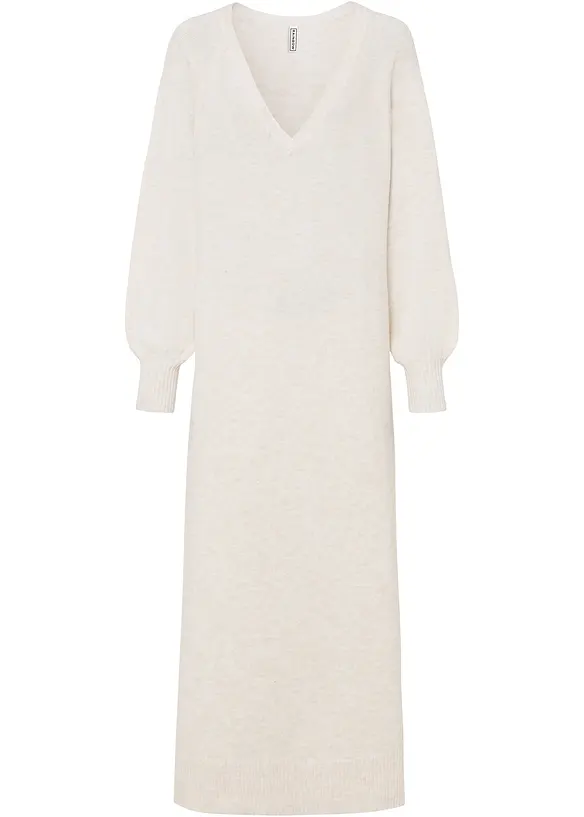 Gebreide oversized midi jurk, bonprix
