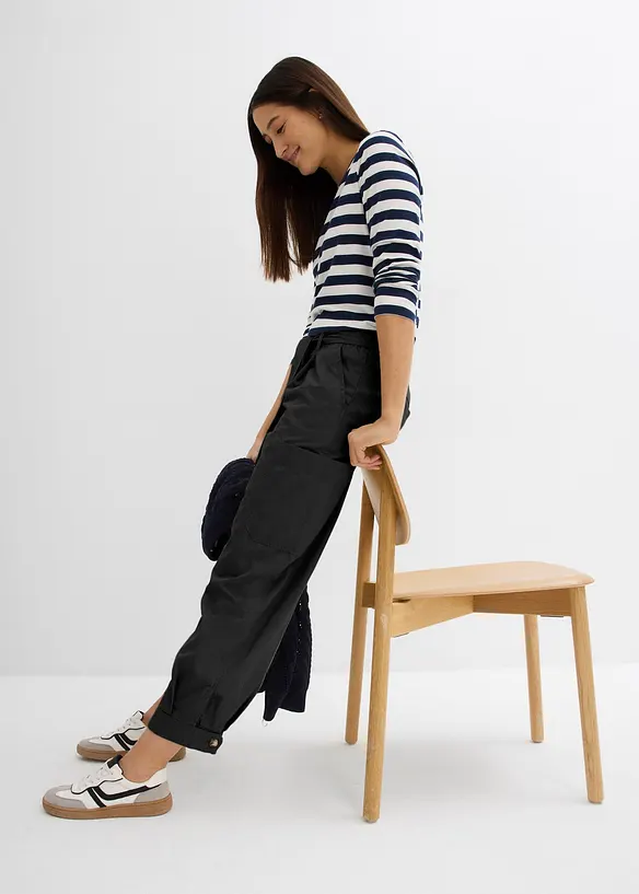 Cropped cargo broek, bonprix