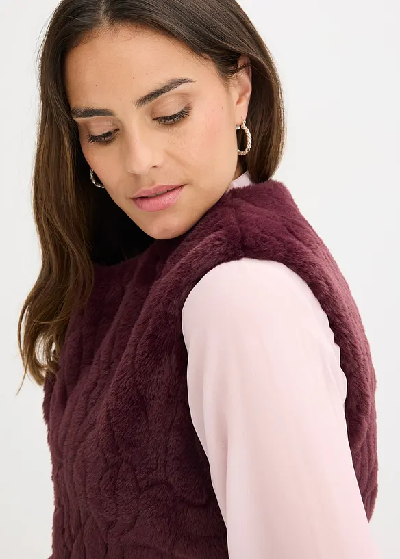 Gilet van imitatiebont, bonprix