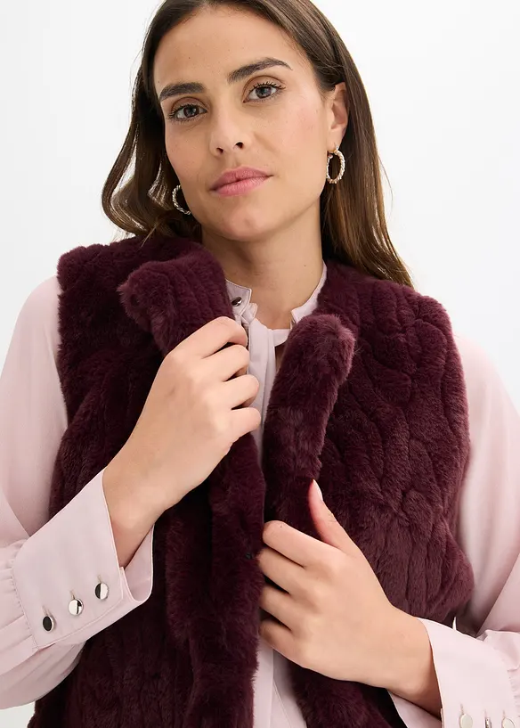 Gilet van imitatiebont, bonprix