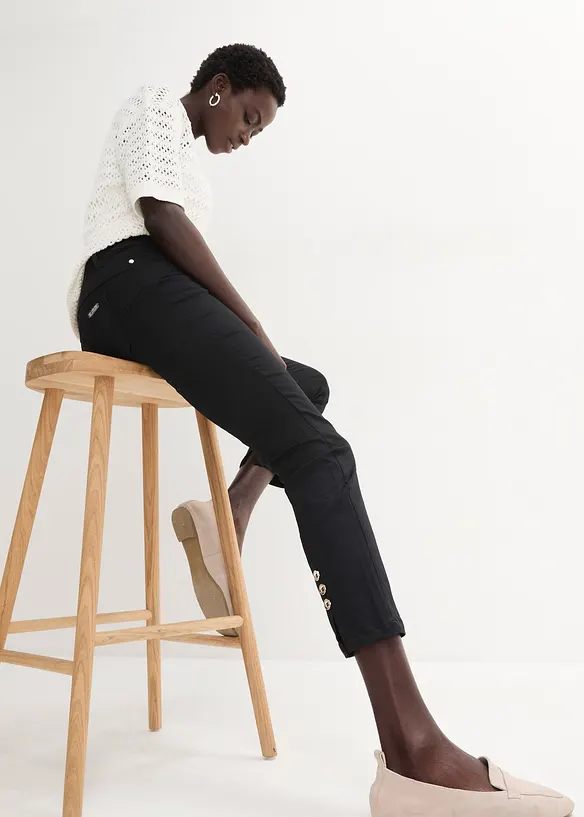 Stretch broek van katoen, bonprix