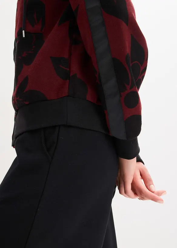 Sweatvest met katoen, bonprix