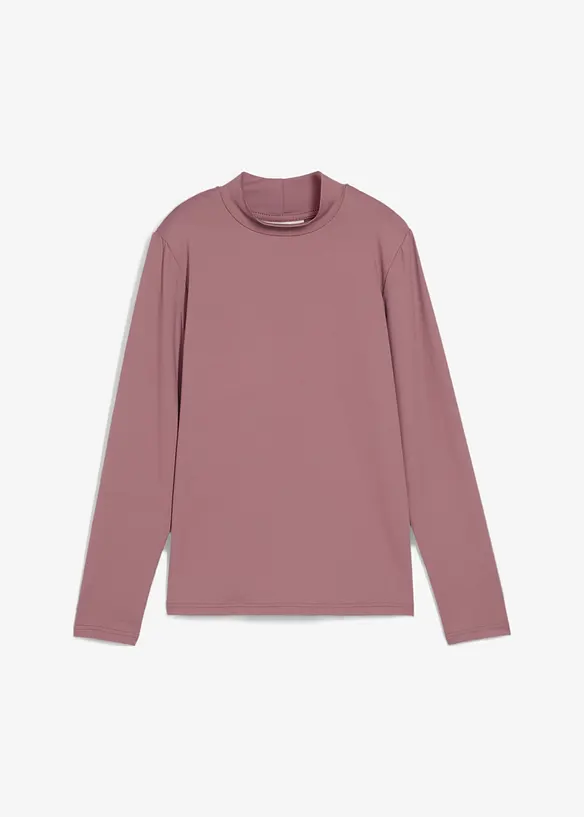 Longsleeve met opstaande kraag, bonprix