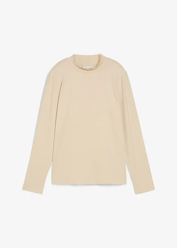 Longsleeve met opstaande kraag, bonprix