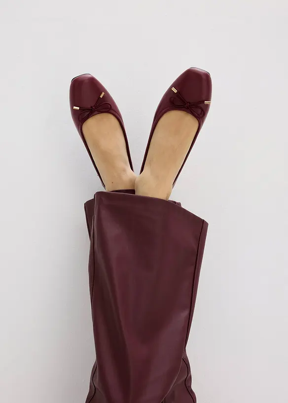 Imitatieleren broek, bonprix