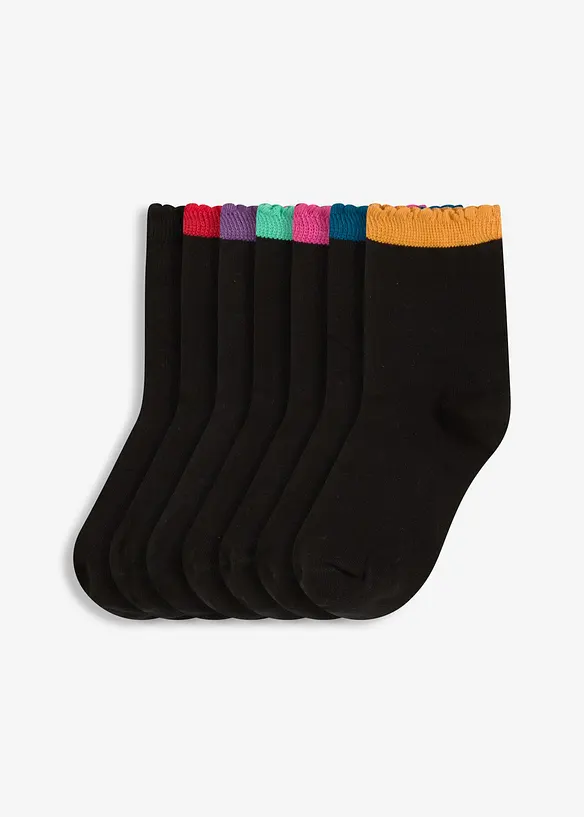 Sokken met biologisch katoen (set van 7), bonprix