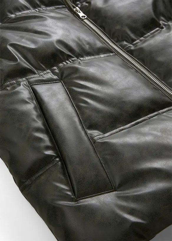 Bodywarmer van imitatieleer, bonprix