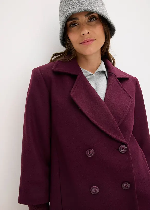 Peacoat met gebreide mouwen, bonprix
