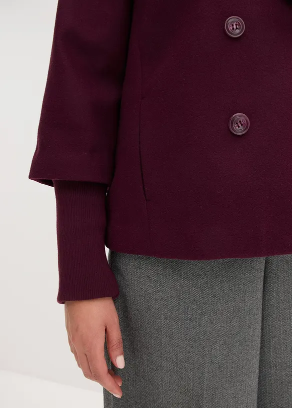 Peacoat met gebreide mouwen, bonprix