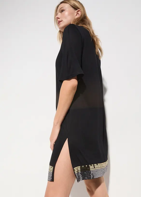 Transparante strandtuniek van viscose, bonprix