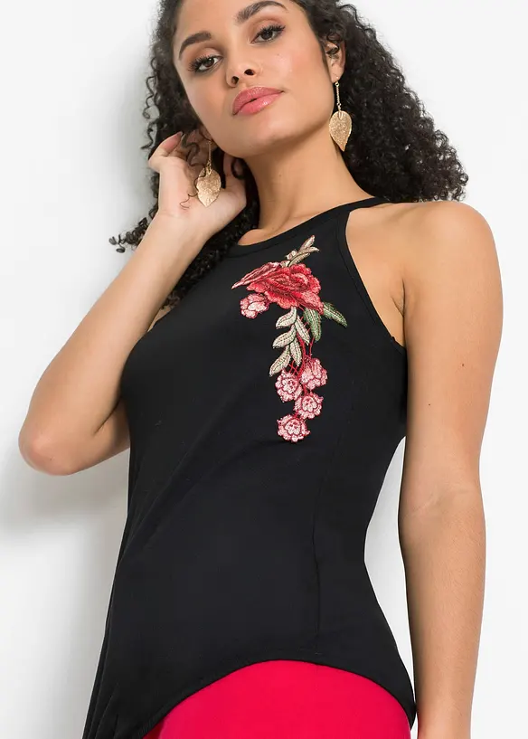 Top met borduursel, bonprix