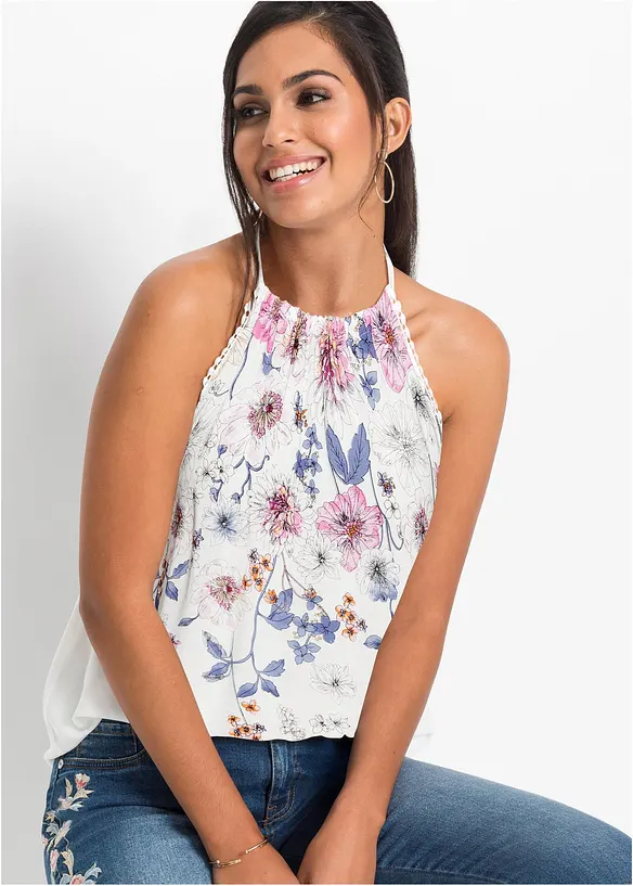 Blousetop van vloeiende viscose, bonprix