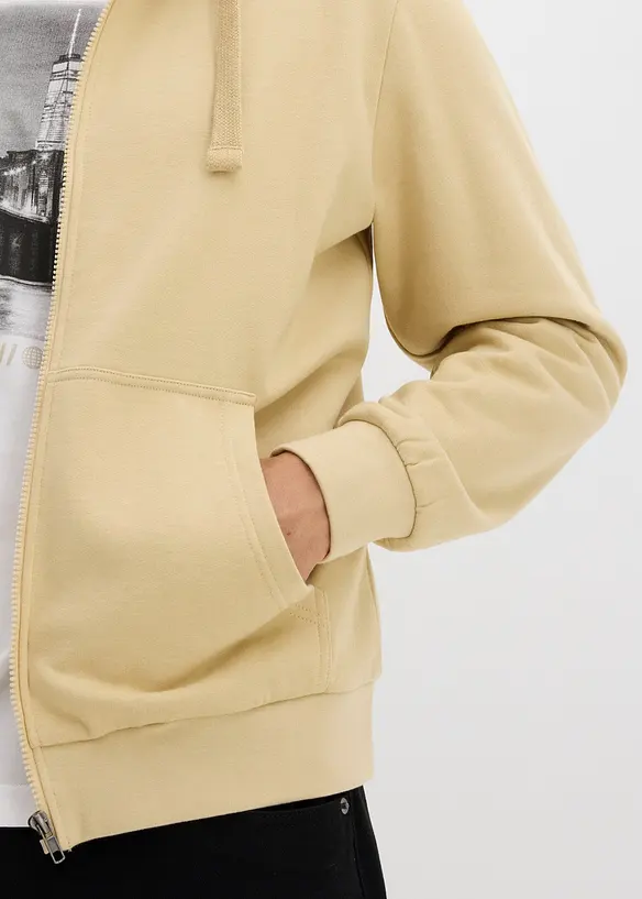 Hoodie met ritssluiting, bonprix
