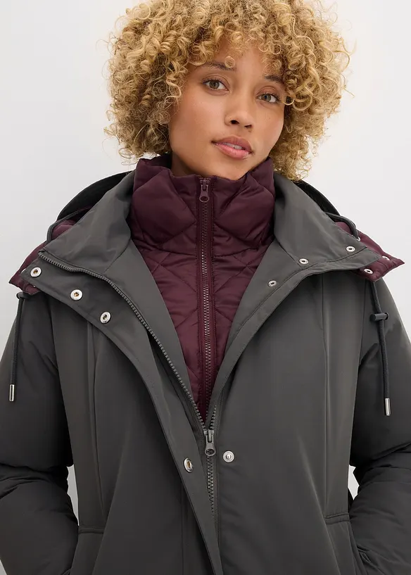 Waterafstotende outdoor jas in 2-in-1 look, bonprix