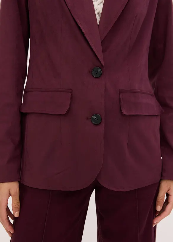 Blazer van imitatiesuède, bonprix