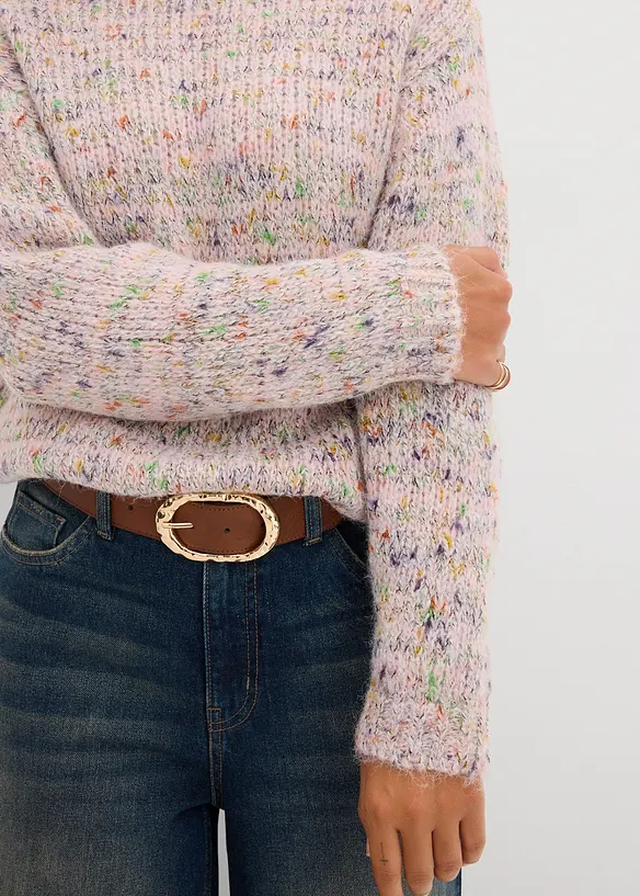 Oversized trui van noppengaren, bonprix