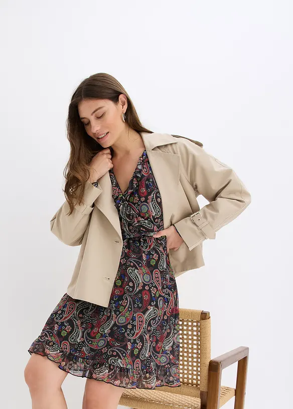 Jurk van mesh, bonprix