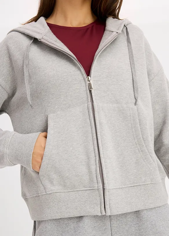 Sweatvest van zacht frotté, bonprix