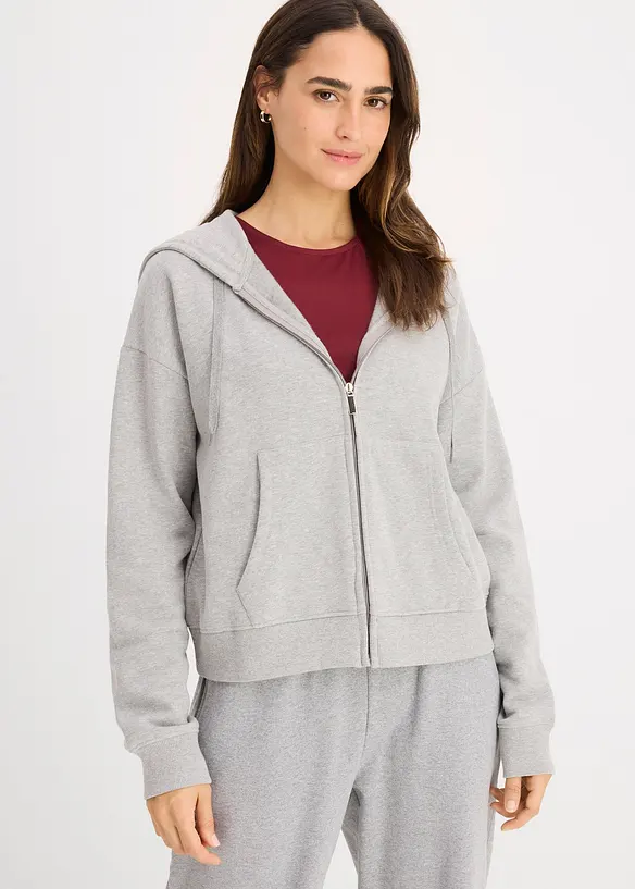 Sweatvest van zacht frotté, bonprix