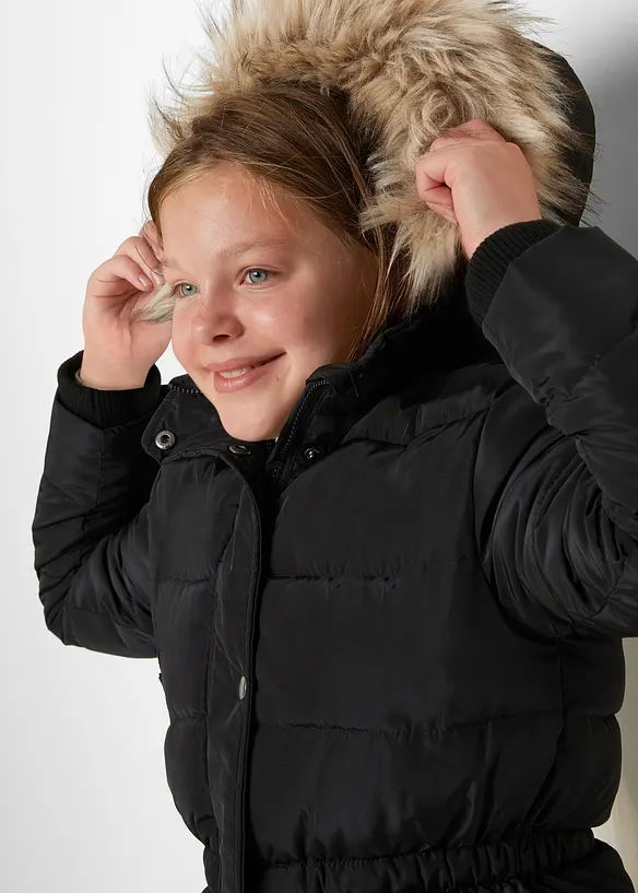 Lange gewatteerde winterjas, bonprix