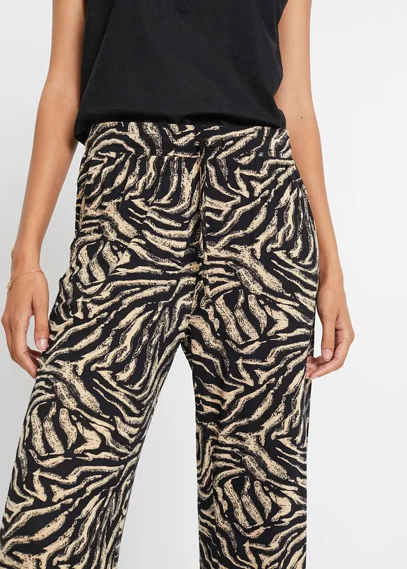 Jersey broek van soepele viscose, bonprix