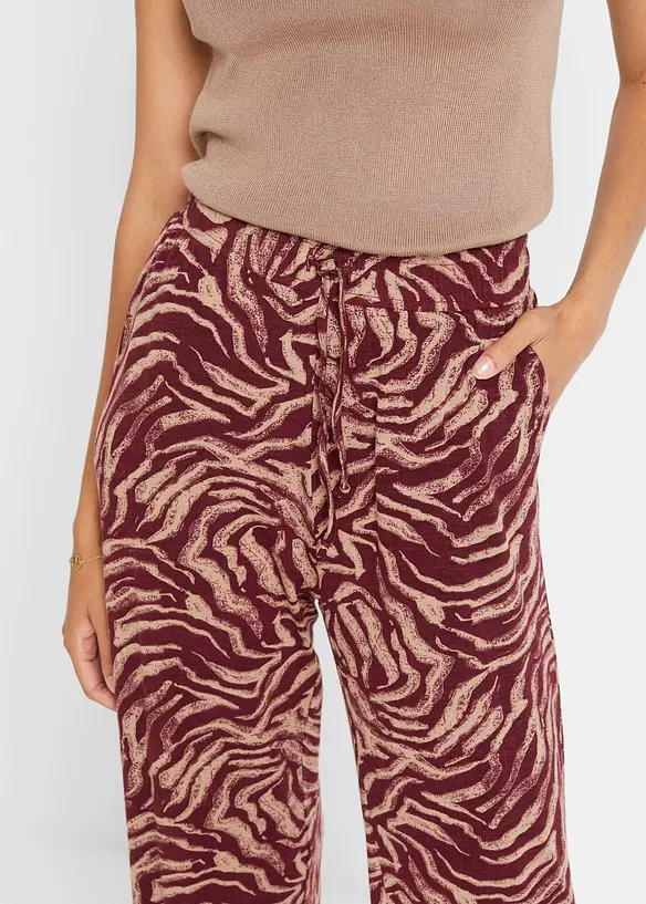 Jersey broek van soepele viscose, bonprix
