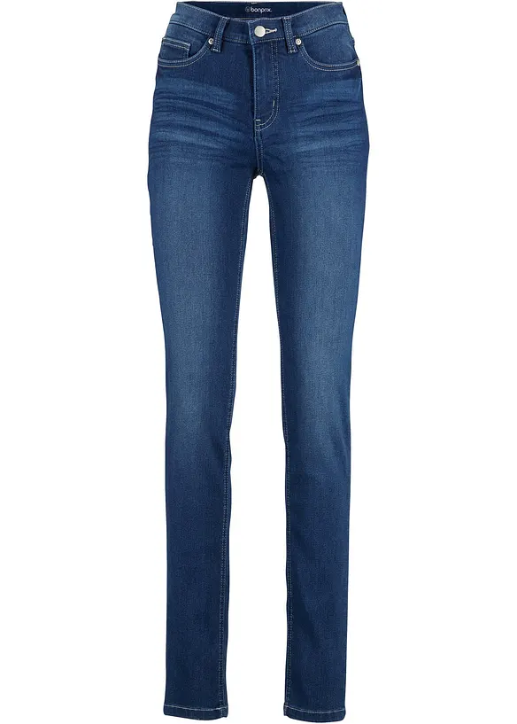 Slim jeans mid waist, stretch, bonprix