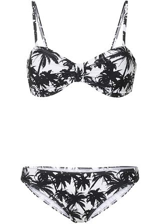 Bikini Dlg Set Zwart Wit Badmode Bpc Bonprix Collection