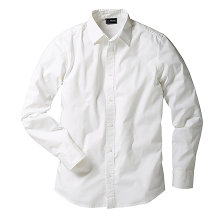 Heren - Overhemd met lange mouwen - wit