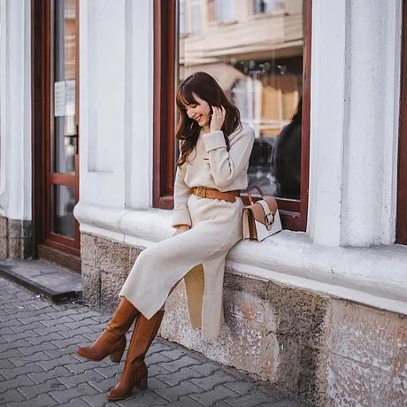 Dames - Kleding - Jurken - Gebreide jurken