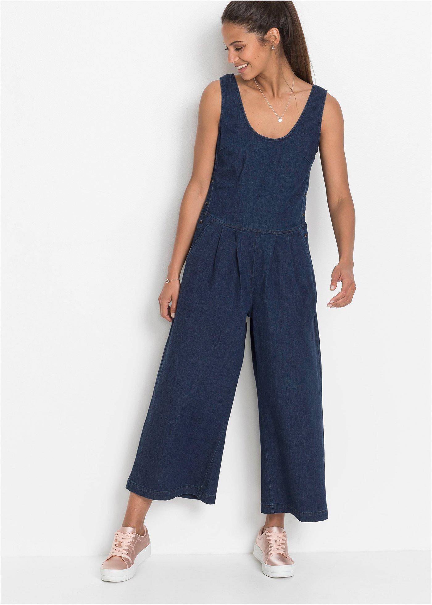 Jumpsuit dark denim RAINBOW koop online bonprixfl.be
