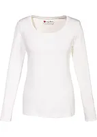 Katoenen longsleeve met ronde hals, bonprix