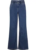 Wide leg paperbag jeans high waist, bonprix