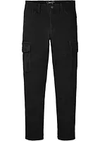 Slim fit stretch cargo broek, straight, bonprix