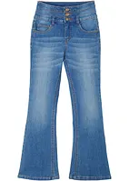 Meisjes high waist jeans, flared, bonprix