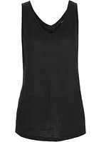 Linnen tanktop, bonprix