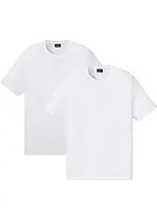 T-shirt (set van 2) van biologisch katoen, bonprix