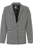 Jacquard blazer met pied-de-poule, bonprix