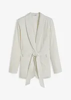 Blazer met strikceintuur, BODYFLIRT boutique