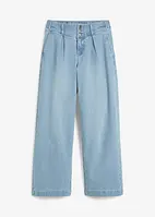 Wide leg jeans met high waist en comfortband, bonprix