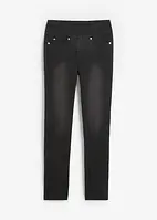 Slim jeans met mid waist, cropped, bonprix