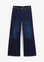 Stretch jeans met extra wijde pijpen en comfortband, bonprix