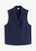 Gilet met krijtstrepen, bonprix