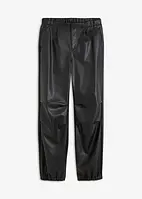 Parachute broek van imitatieleer, bonprix