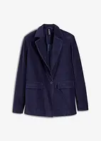 Lange blazer van geribd fluweel, bonprix