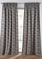 Jacquard gordijn met golven (1 stuk), bonprix