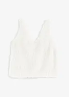 Blousetop met fluffy garen, bonprix