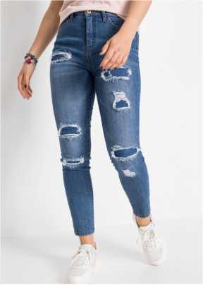 Bleifrei 7\/8-jeans blauw casual uitstraling Mode Spijkerbroeken 7/8-jeans 