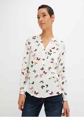 Bonprix dames blouses lange mouw hot sale